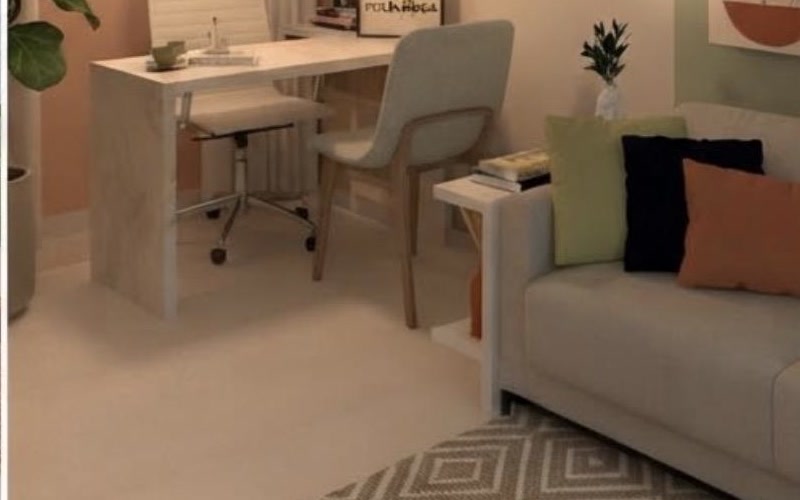 Consultorio con escritorio y sillón
